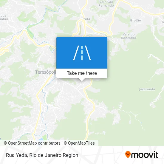 Rua Yeda map