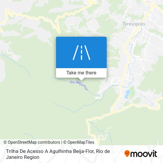 Trilha De Acesso A Agulhinha Beija-Flor map