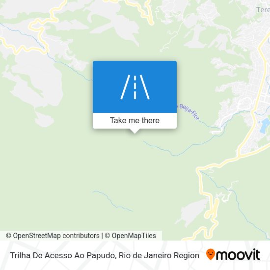Trilha De Acesso Ao Papudo map
