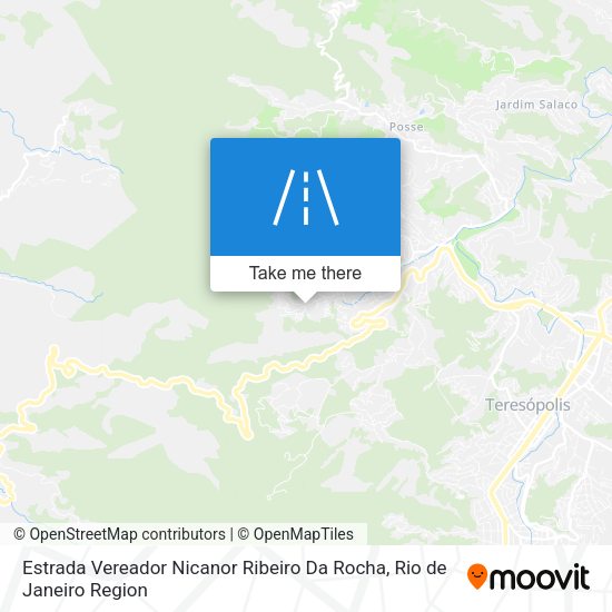 Estrada Vereador Nicanor Ribeiro Da Rocha map