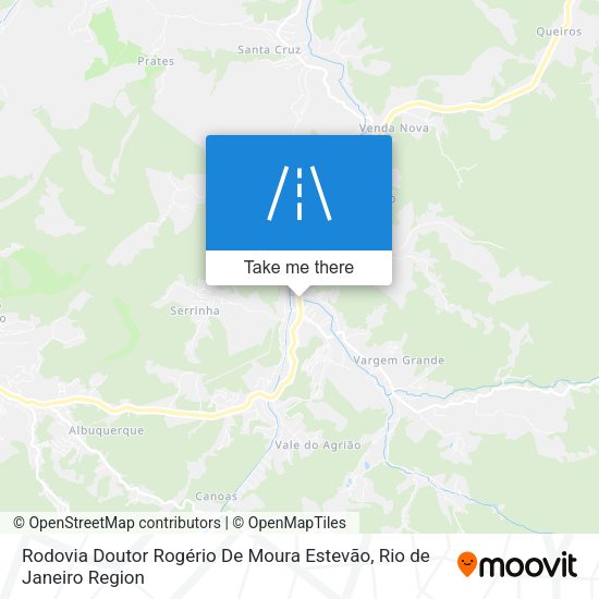 Rodovia Doutor Rogério De Moura Estevão map