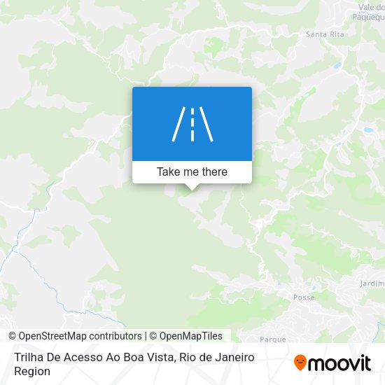 Trilha De Acesso Ao Boa Vista map