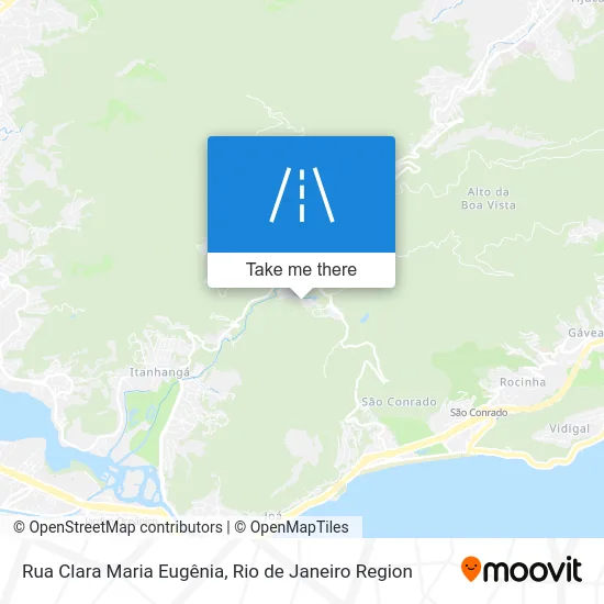 Rua Clara Maria Eugênia map