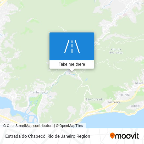 Estrada do Chapecó map