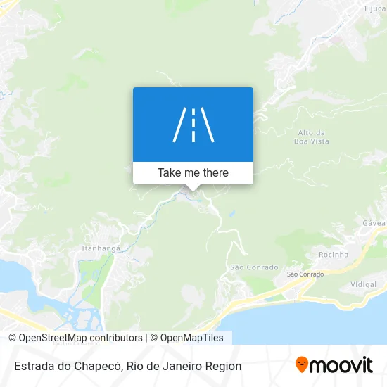 Estrada do Chapecó map