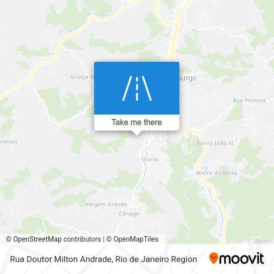 Rua Doutor Milton Andrade map