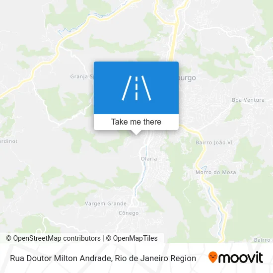 Rua Doutor Milton Andrade map