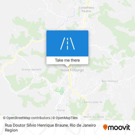 Mapa Rua Doutor Silvio Henrique Braune