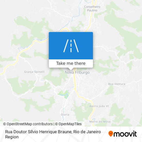 Mapa Rua Doutor Sílvio Henrique Braune