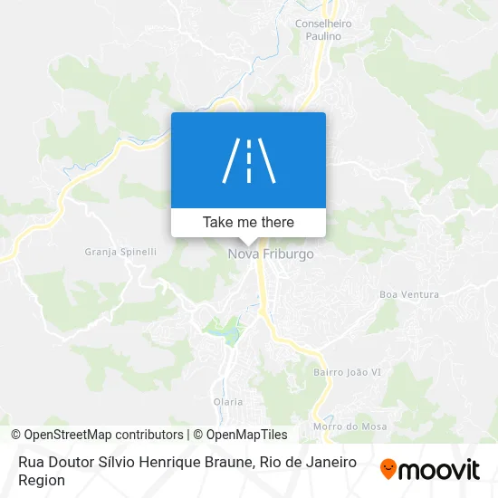 Rua Doutor Sílvio Henrique Braune map