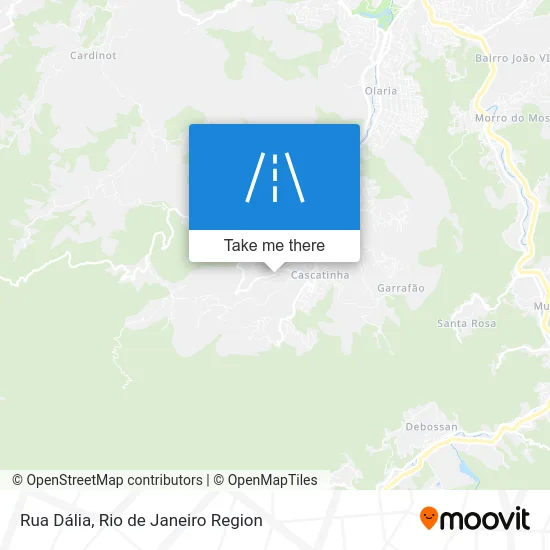 Rua Dália map