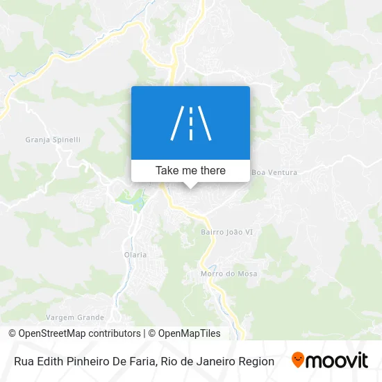 Rua Edith Pinheiro De Faria map