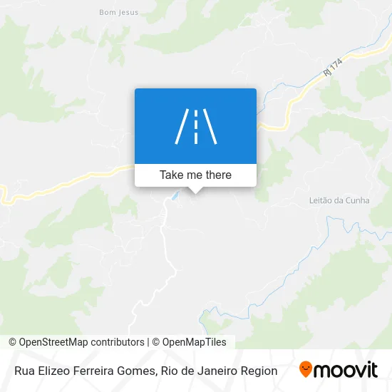 Rua Elizeo Ferreira Gomes map