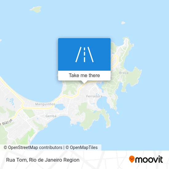 Rua Tom map