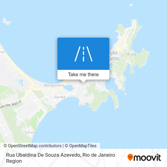 Rua Ubaldina De Souza Azevedo map