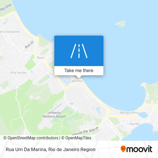 Rua Um Da Marina map