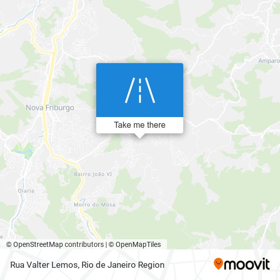 Mapa Rua Valter Lemos