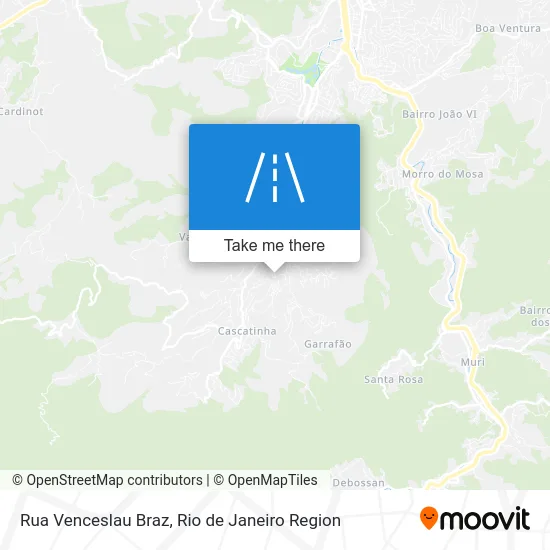 Rua Venceslau Braz map