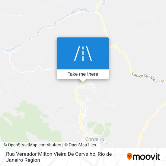 Rua Vereador Milton Vieira De Carvalho map