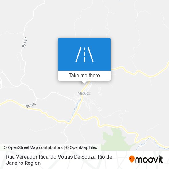 Mapa Rua Vereador Ricardo Vogas De Souza