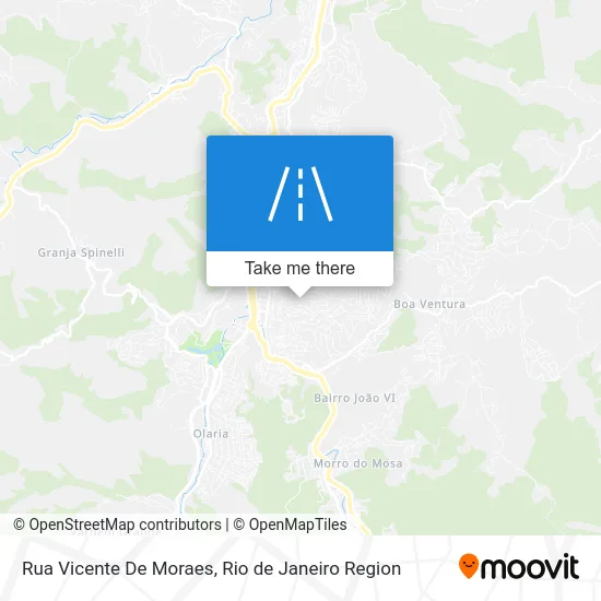 Rua Vicente De Moraes map