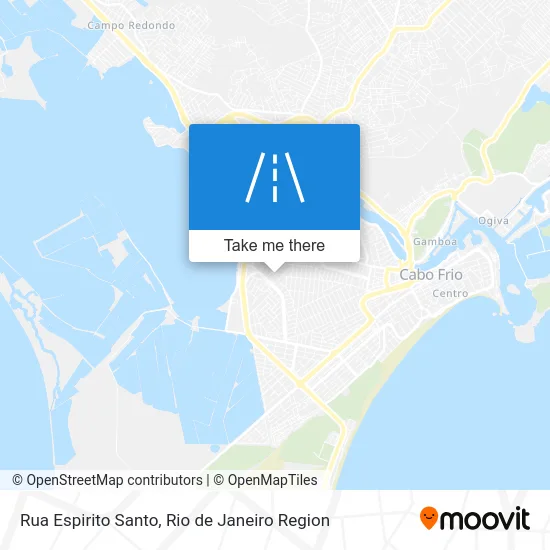 Rua Espirito Santo map