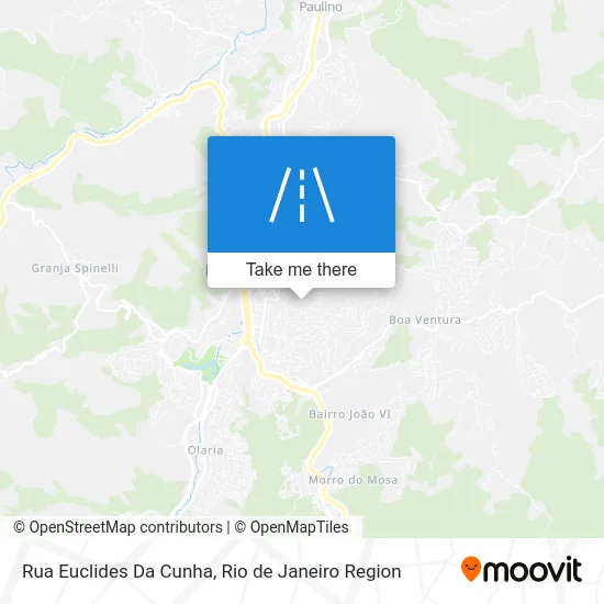 Rua Euclides Da Cunha map