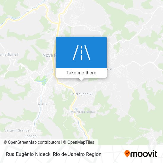 Rua Eugênio Nideck map