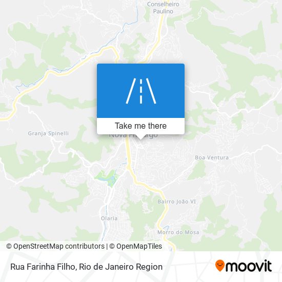 Mapa Rua Farinha Filho