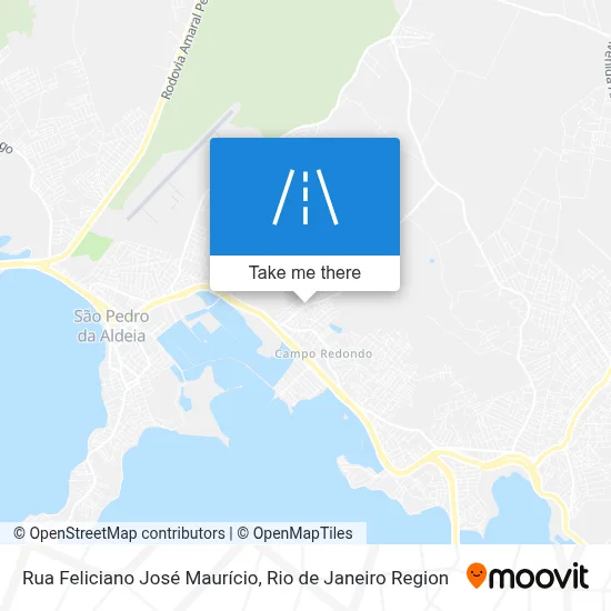 Rua Feliciano José Maurício map