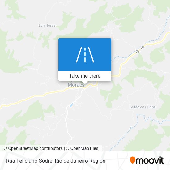Rua Feliciano Sodré map