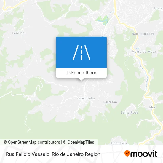 Rua Felicio Vassalo map