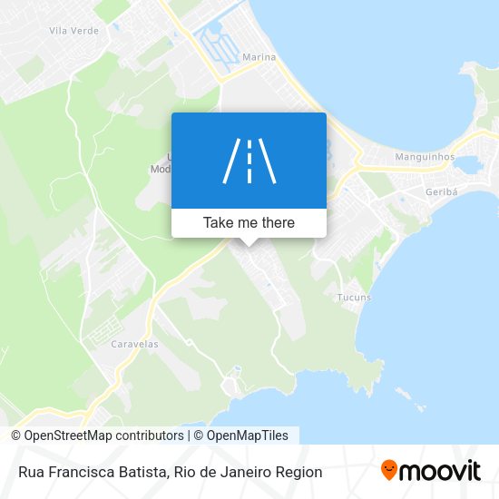 Rua Francisca Batista map
