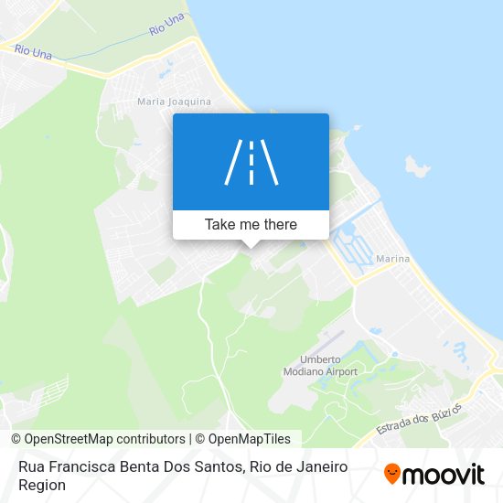 Rua Francisca Benta Dos Santos map