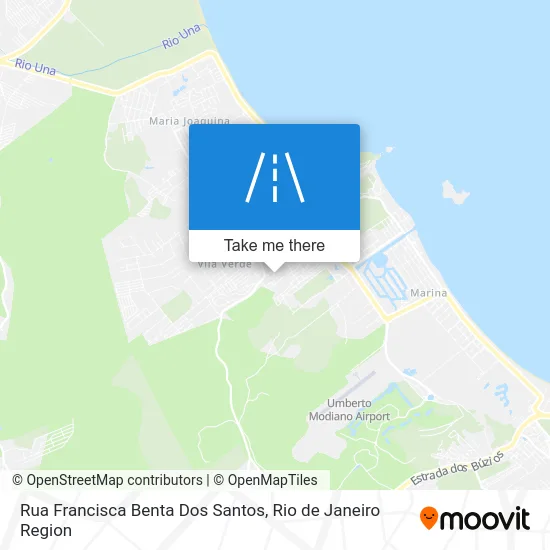 Rua Francisca Benta Dos Santos map