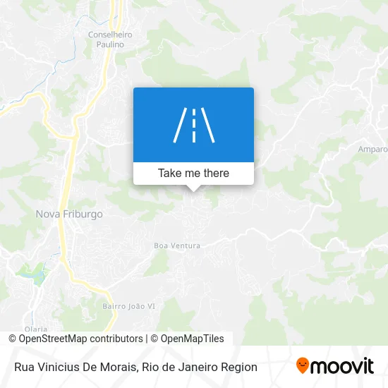 Rua Vinicius De Morais map