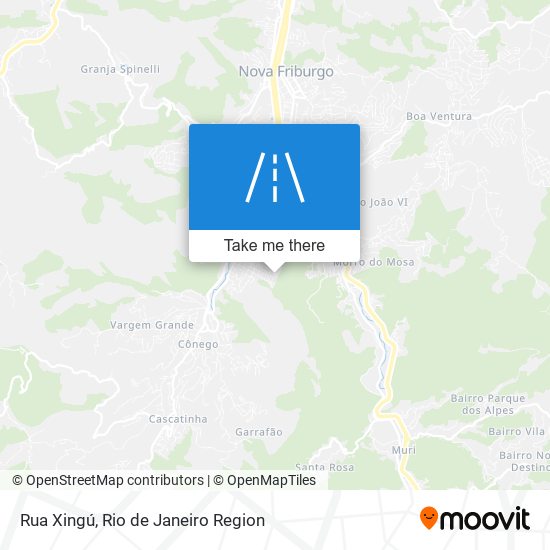 Mapa Rua Xingú