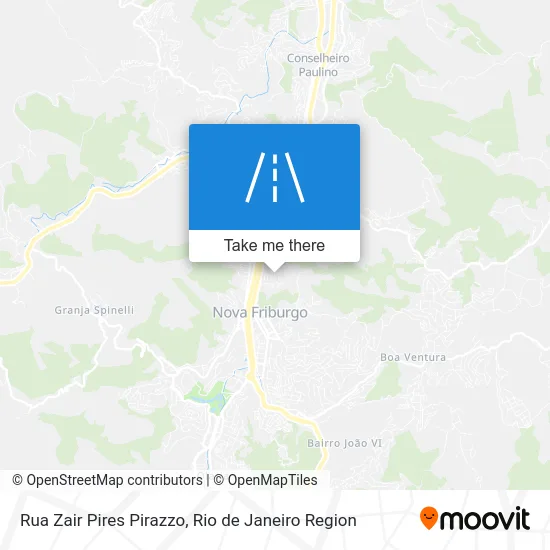 Rua Zair Pires Pirazzo map
