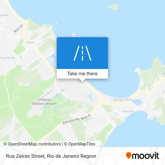 Rua Zeiras Street map