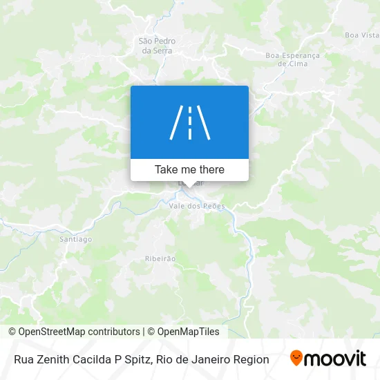 Rua Zenith Cacilda P Spitz map