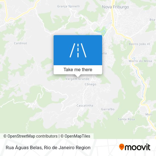 Rua Águas Belas map