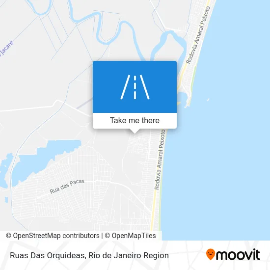 Ruas Das Orquideas map