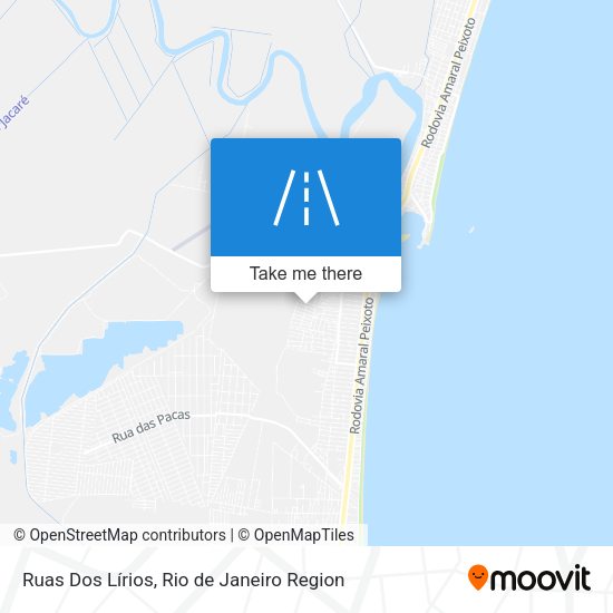 Ruas Dos Lírios map