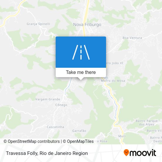 Travessa Folly map
