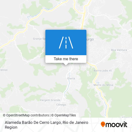 Mapa Alameda Barão De Cerro Largo