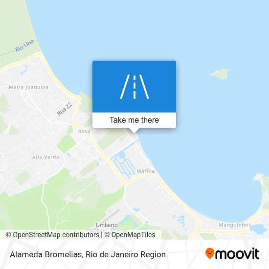 Alameda Bromelias map