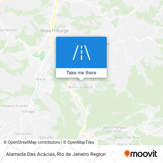 Alameda Das Acácias map