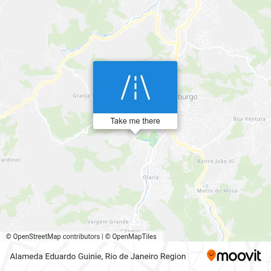 Alameda Eduardo Guinie map