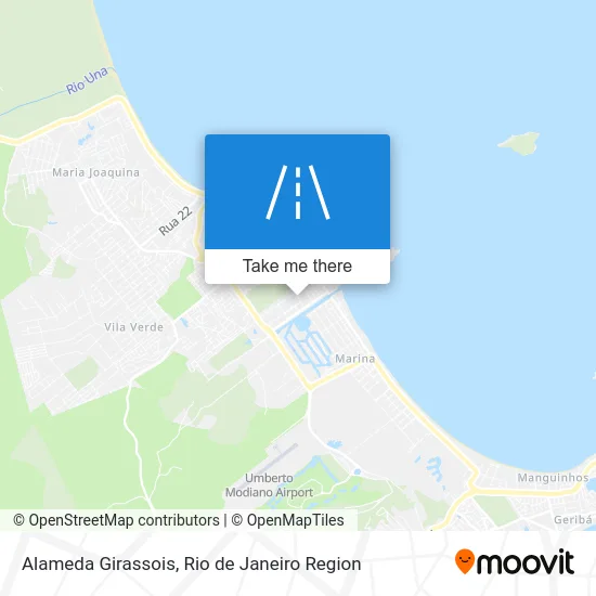 Alameda Girassois map