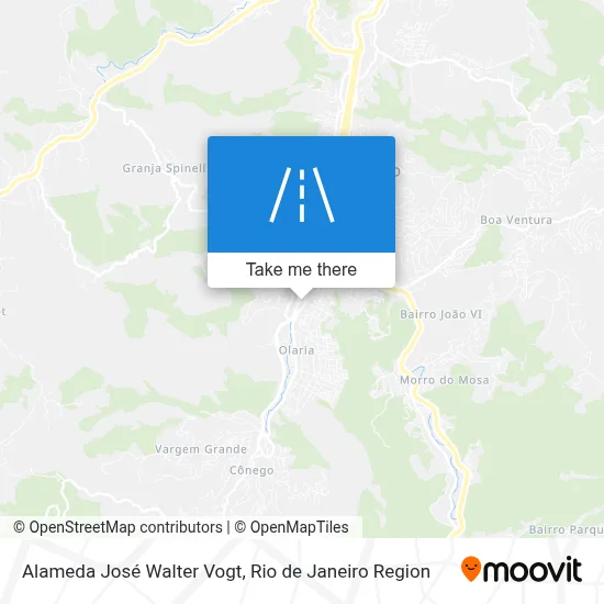 Alameda José Walter Vogt map